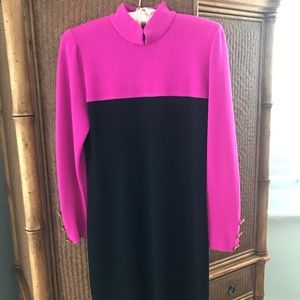 St. John Knit Midi Dress
